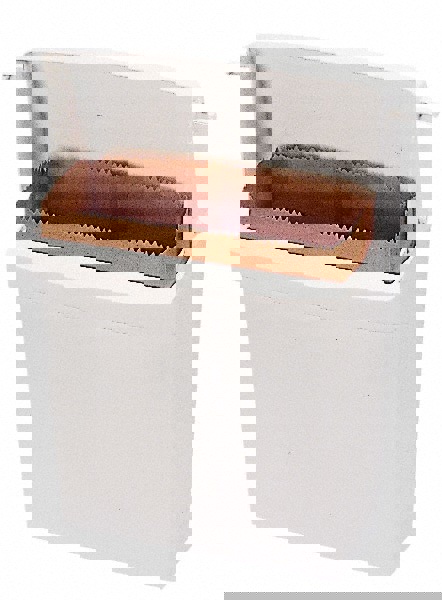 Sanitary Napkin Receptacle with Rigid Liner, Plastic, White